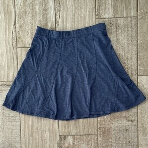 Toad & Co medium blue Chachacha skirt, size Small
